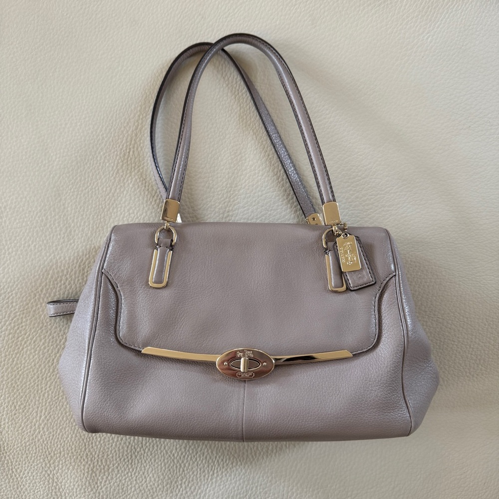 Coach Madison Madeline Leather Shoulder Bag